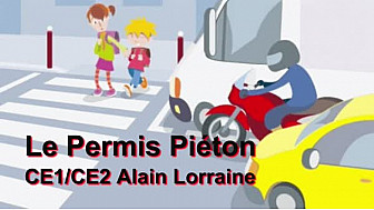 Ateliers Web Reporter CINOR - Le permis pi&eacute;ton &ndash; CE1/CE2 Alain Lorraine - Saint-Denis